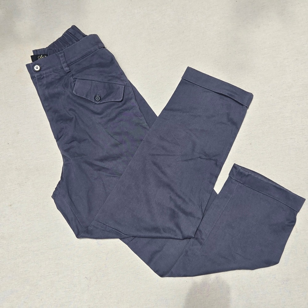 She's Made In Italy Blur Chino Pants Elastic Waist 26" x 25 Inseam Women's Chino